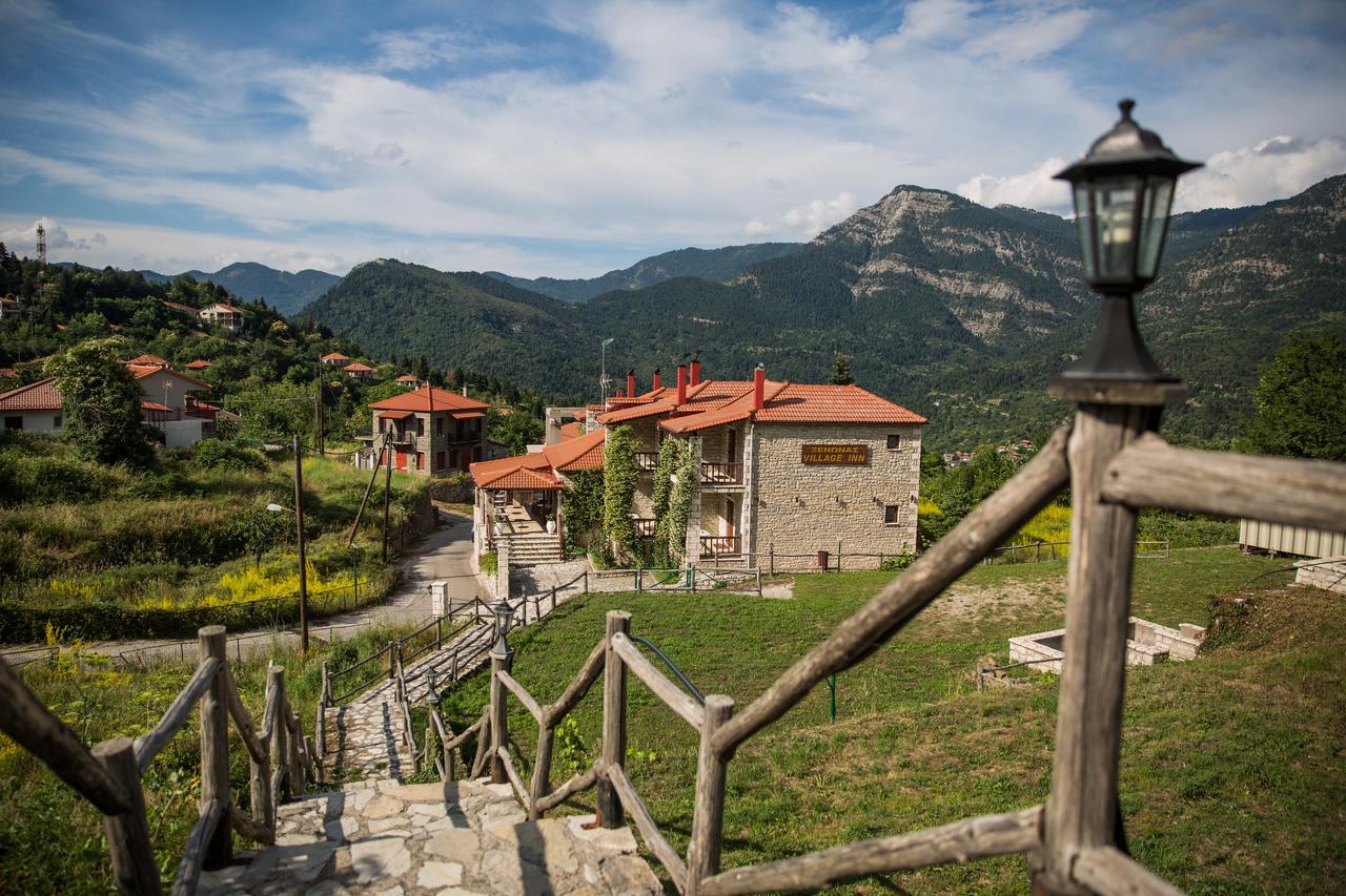 Village Inn Ano Khora Bagian luar foto