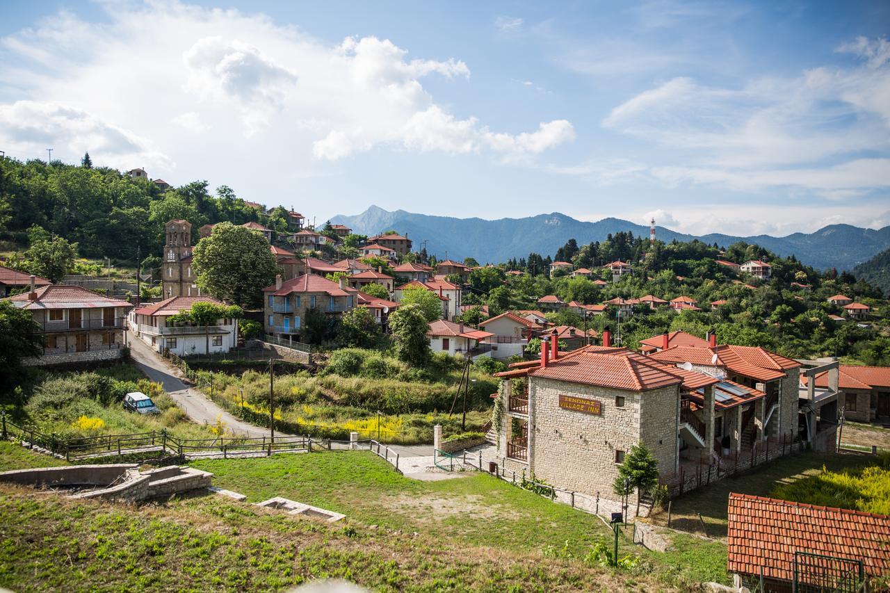Village Inn Ano Khora Bagian luar foto